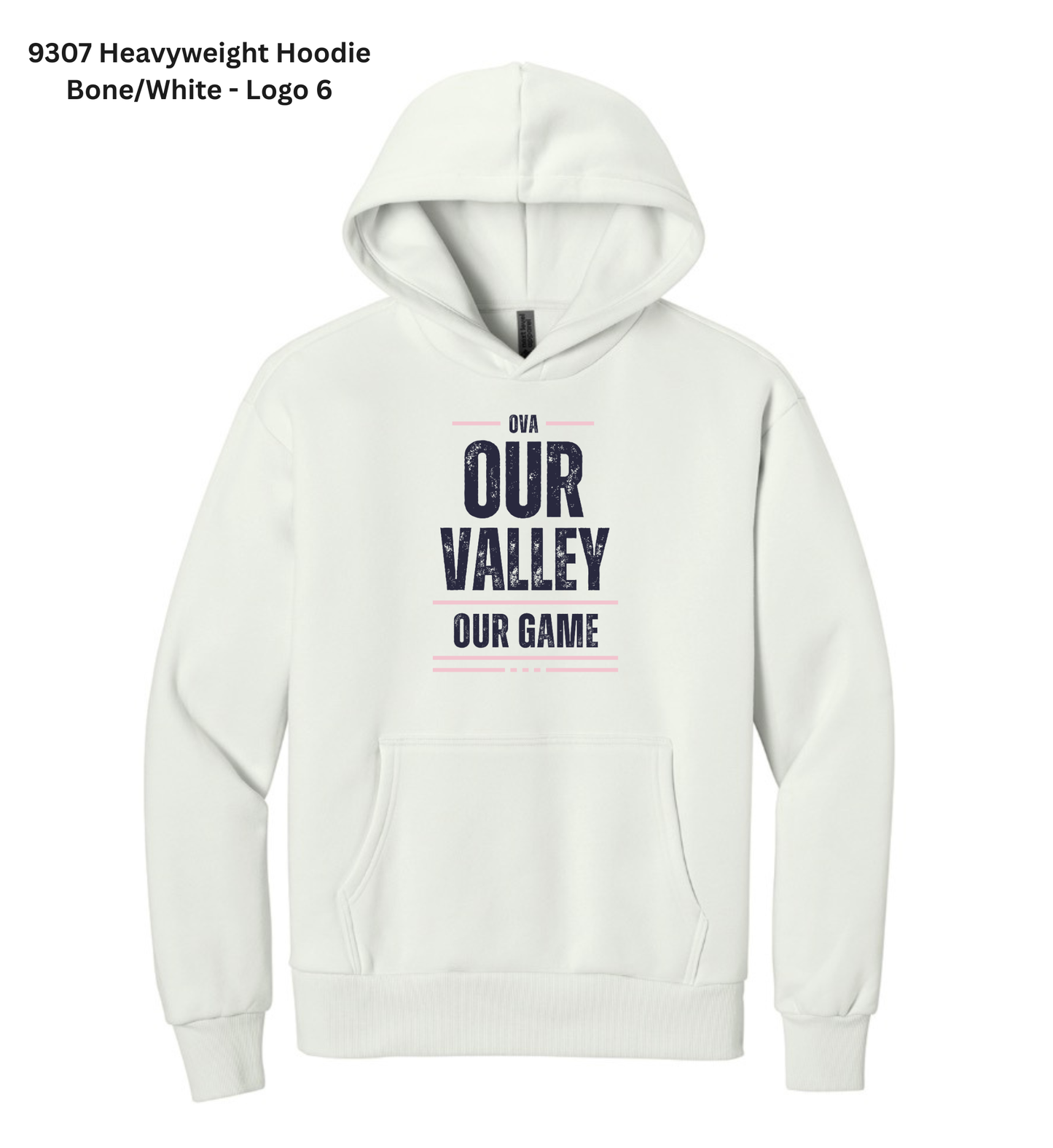 Heavyweight Hoodie - Bone/White