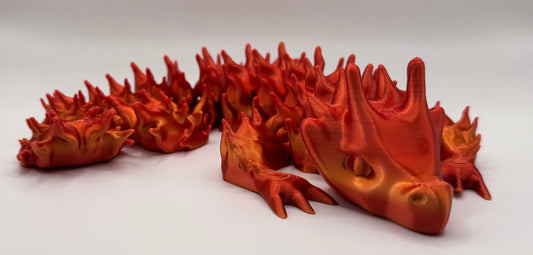 Articulated Fire Dragon