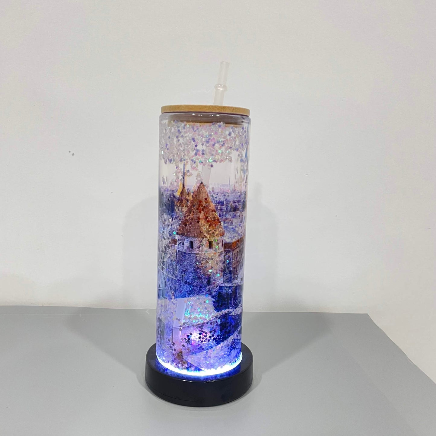 12oz, 15oz & 25oz Sublimation Snowglobe Tumblers