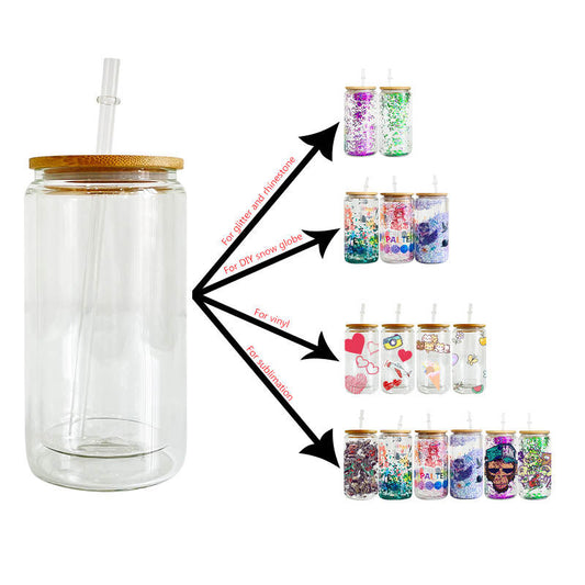 12oz, 15oz & 25oz Sublimation Snowglobe Tumblers