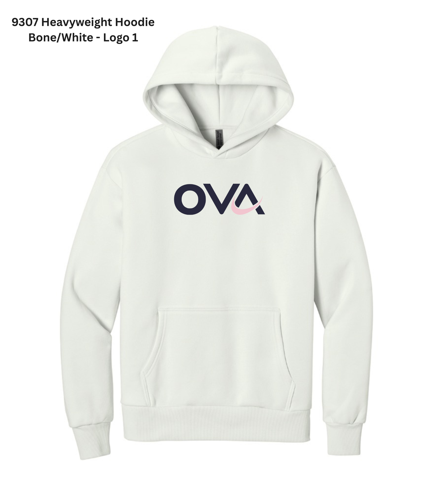 Heavyweight Hoodie - Bone/White