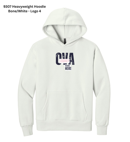 Heavyweight Hoodie - Bone/White