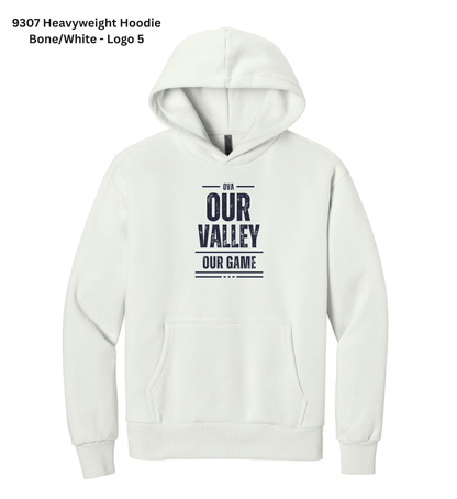 Heavyweight Hoodie - Bone/White