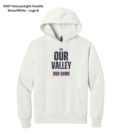 Heavyweight Hoodie - Bone/White