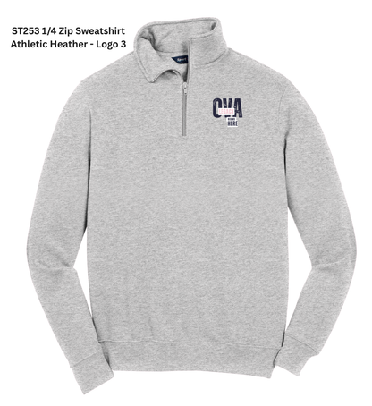 1/4-Zip Sweatshirt - Gray