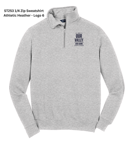 1/4-Zip Sweatshirt - Gray