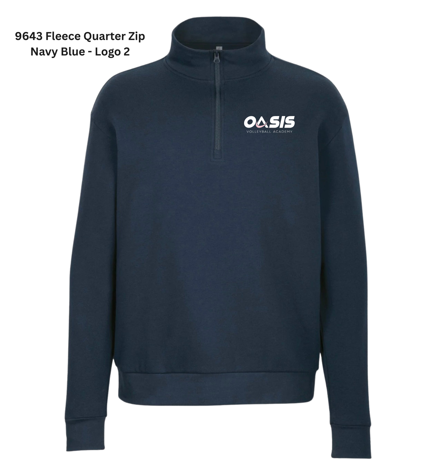 1/4-Zip Sweatshirt - Navy Blue