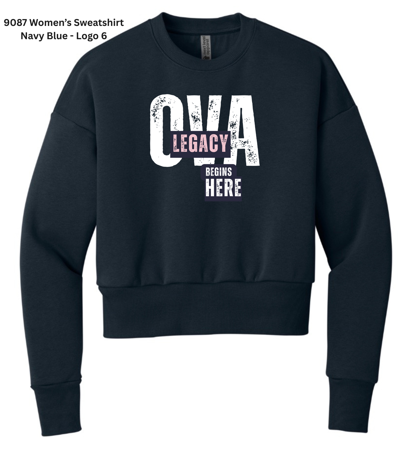 Women’s Heavyweight Sweatshirt - Navy Blue
