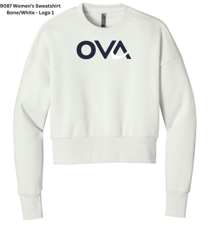 Women’s Heavyweight Sweatshirt - Bone/White