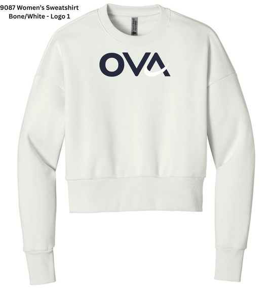 Women’s Heavyweight Sweatshirt - Bone/White