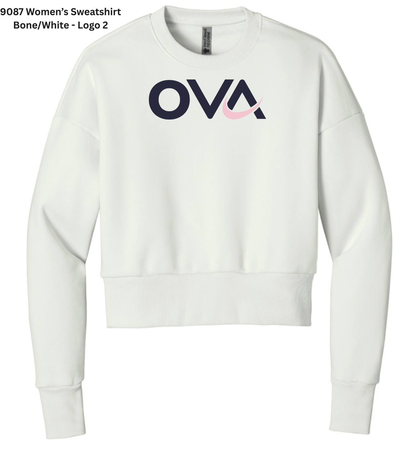 Women’s Heavyweight Sweatshirt - Bone/White