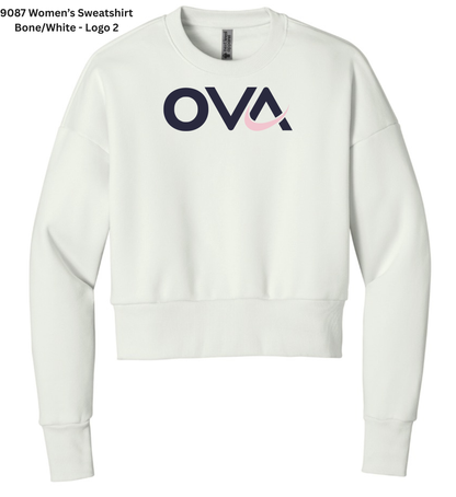 Women’s Heavyweight Sweatshirt - Bone/White
