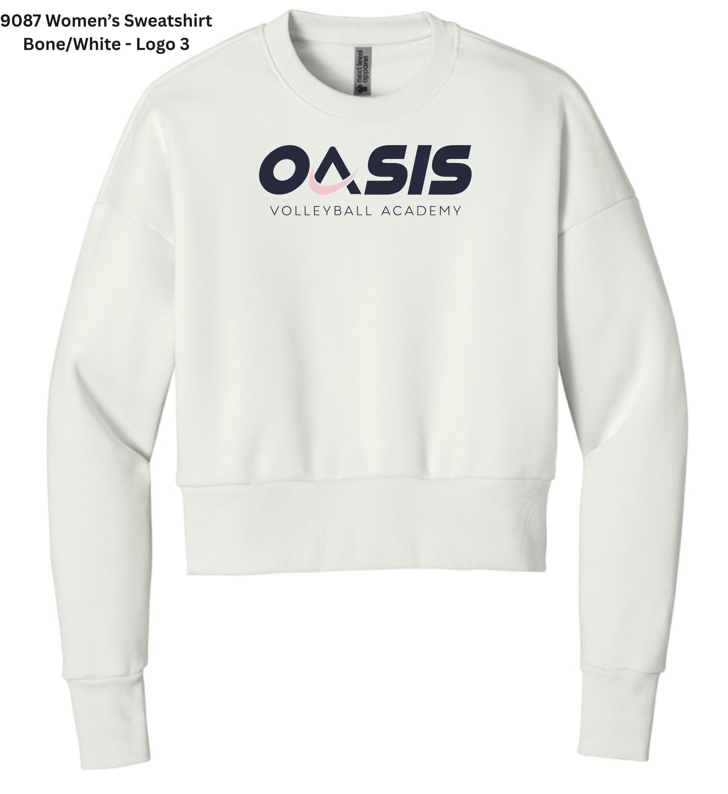 Women’s Heavyweight Sweatshirt - Bone/White