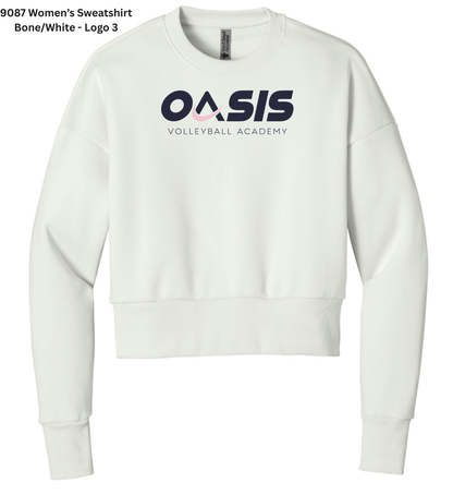 Women’s Heavyweight Sweatshirt - Bone/White