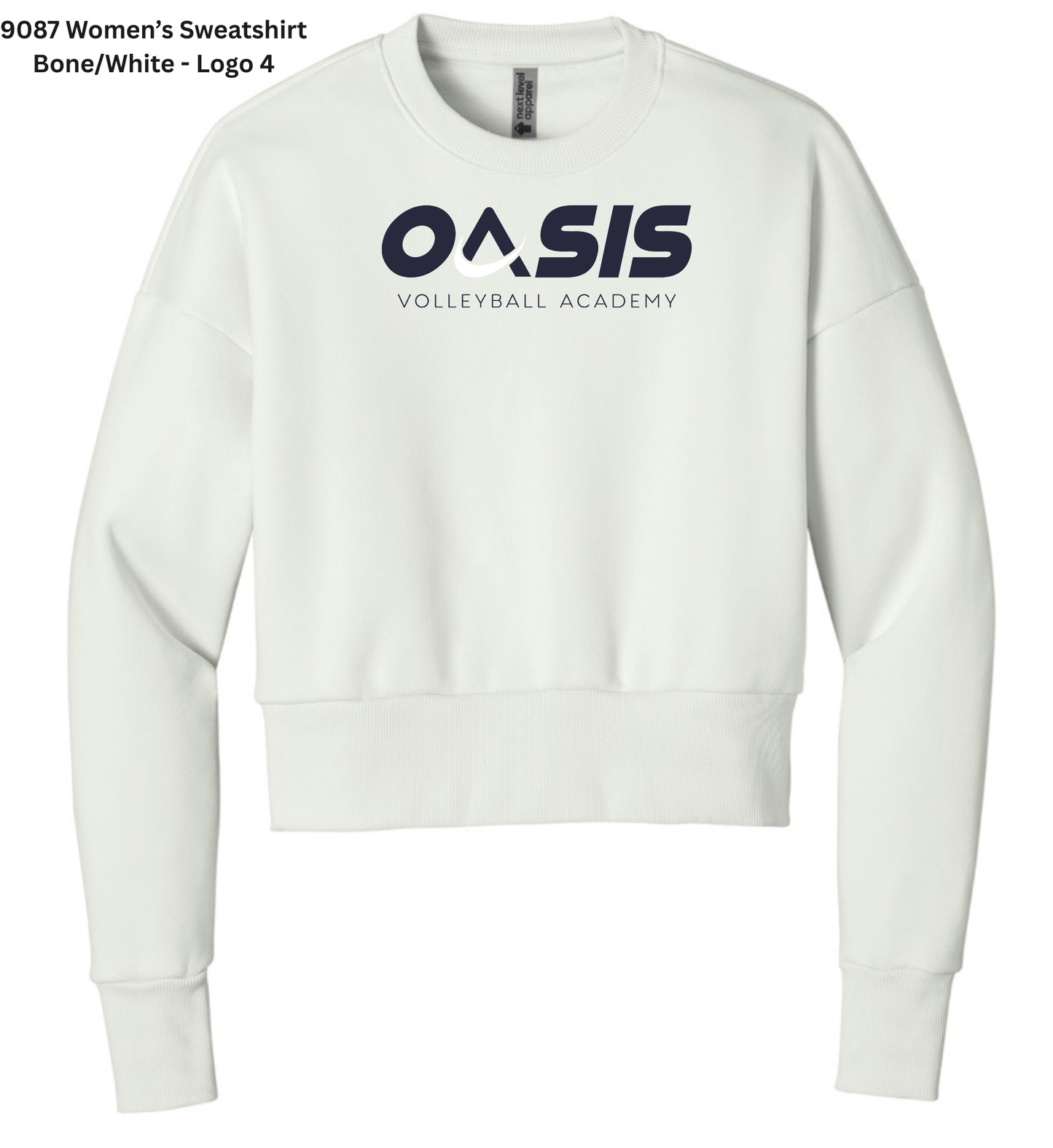 Women’s Heavyweight Sweatshirt - Bone/White