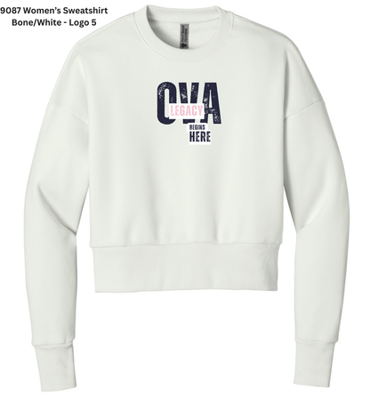 Women’s Heavyweight Sweatshirt - Bone/White