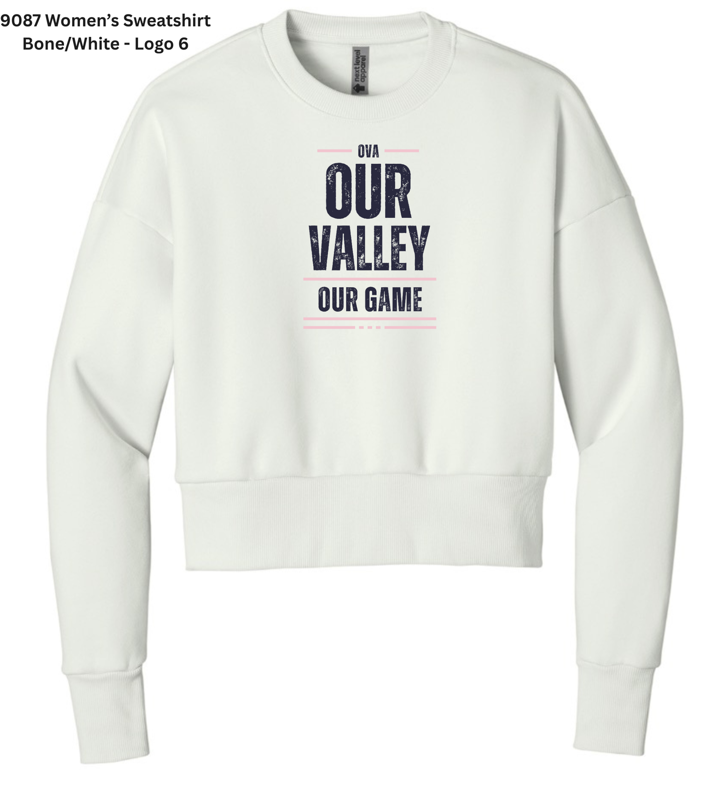 Women’s Heavyweight Sweatshirt - Bone/White