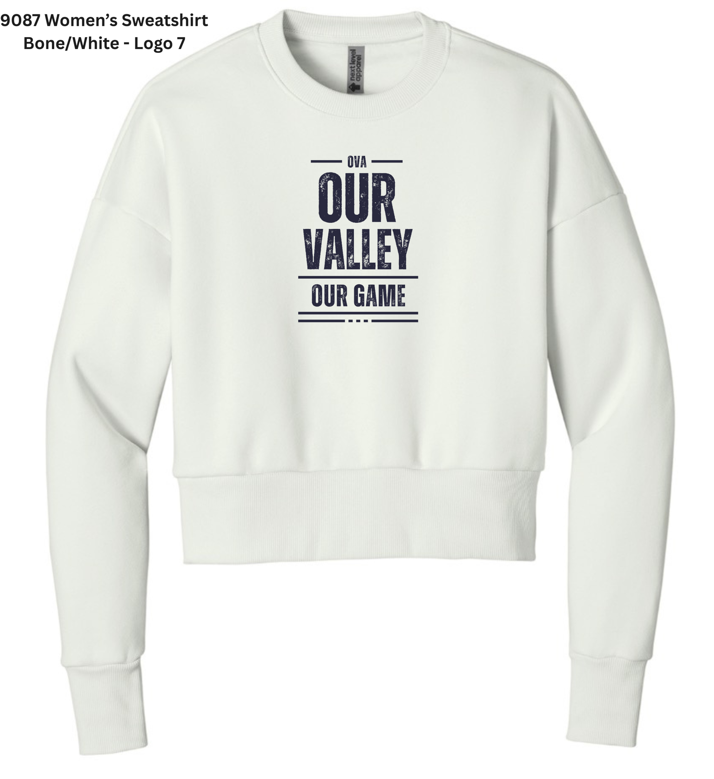 Women’s Heavyweight Sweatshirt - Bone/White