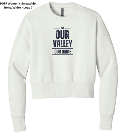 Women’s Heavyweight Sweatshirt - Bone/White
