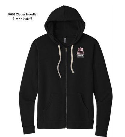 Zipper Hoodie - Black