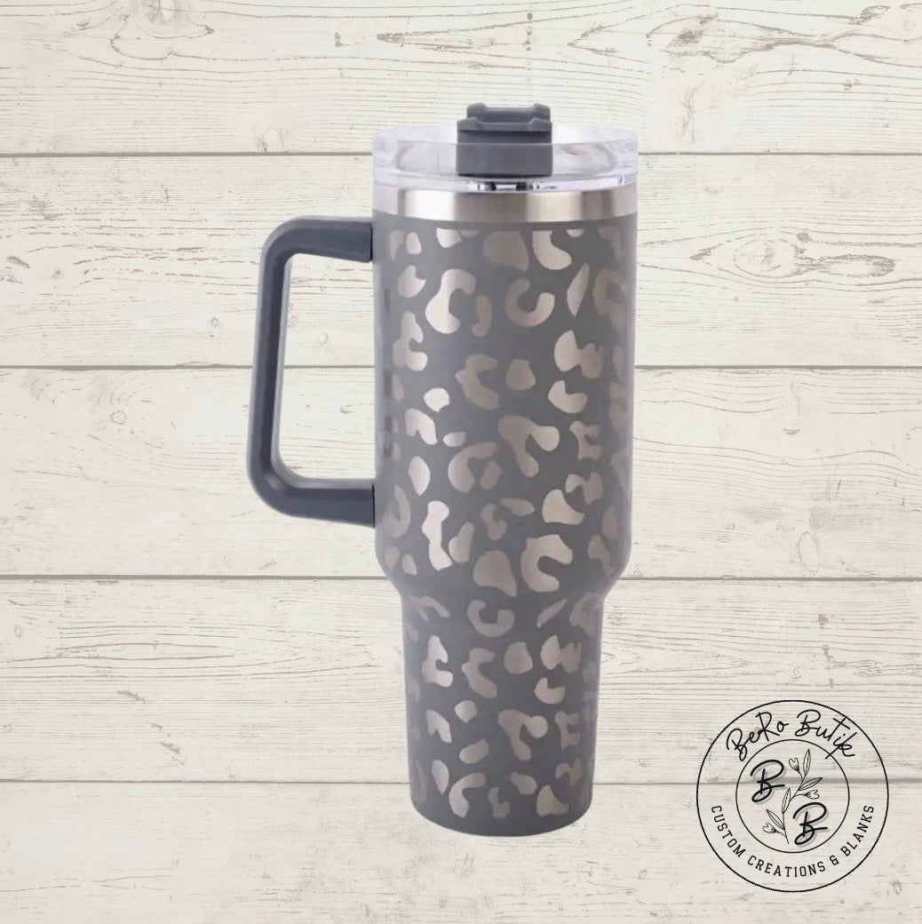 40oz Leopard Tumblers