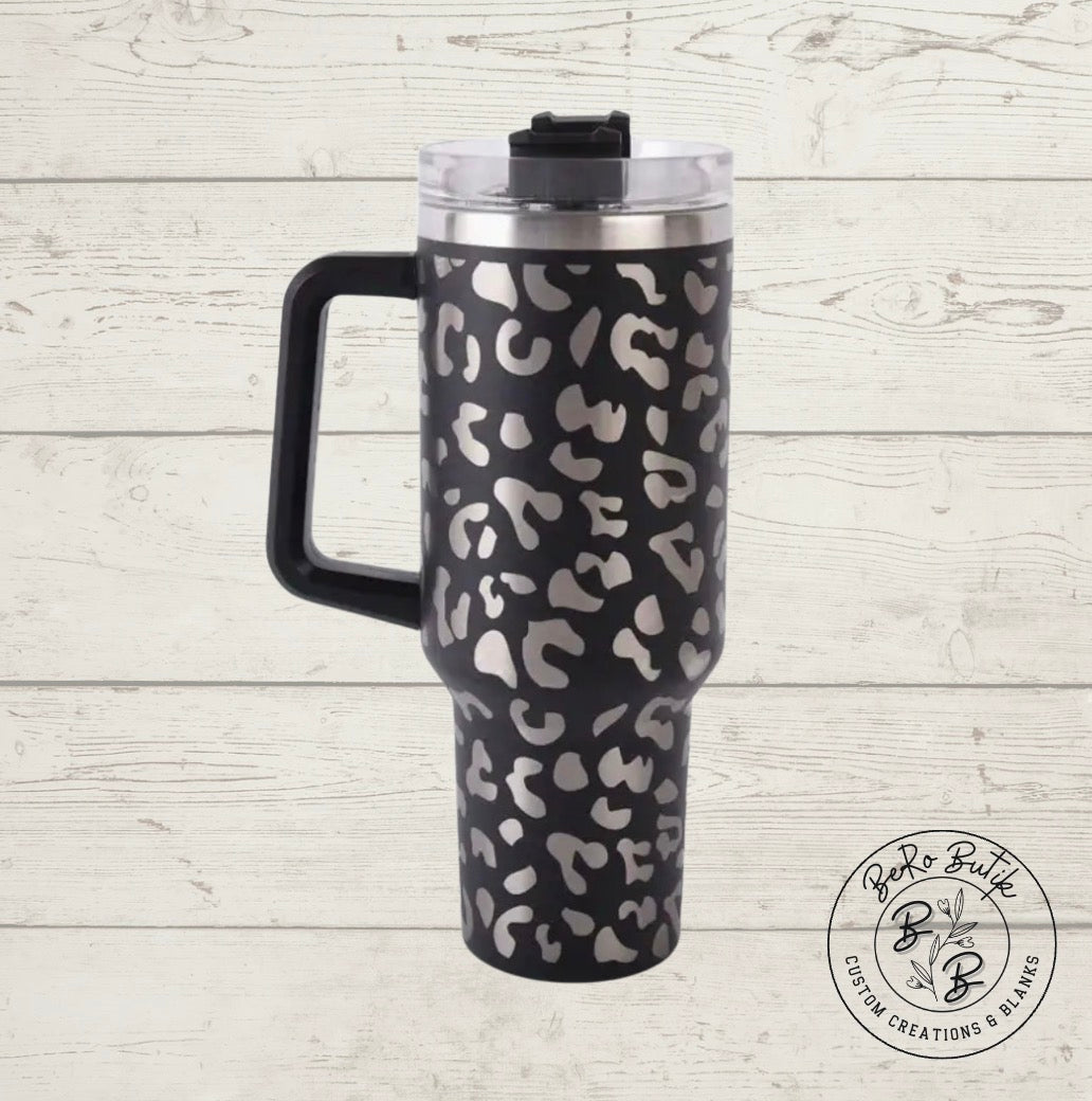 40oz Leopard Tumblers