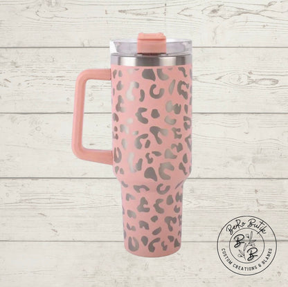 40oz Leopard Tumblers