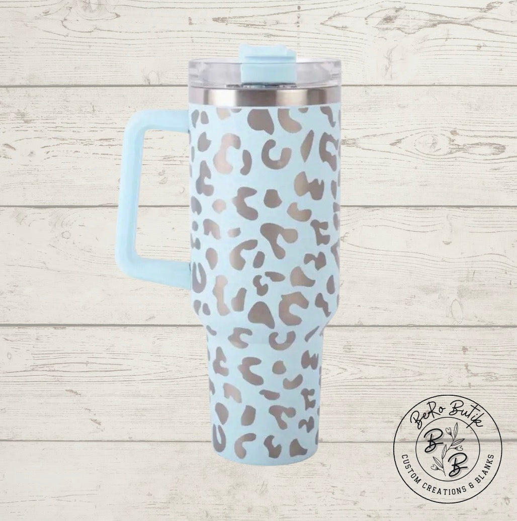 40oz Leopard Tumblers