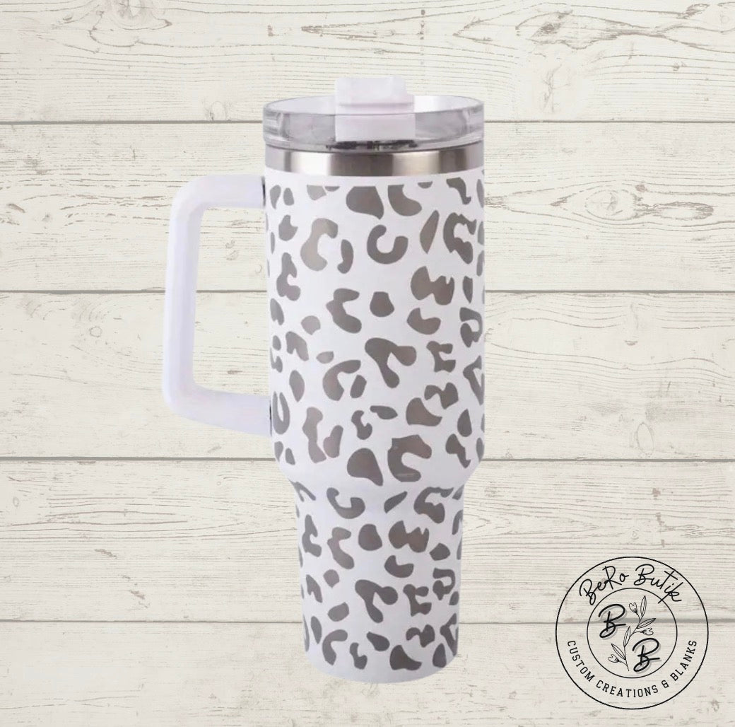 40oz Leopard Tumblers