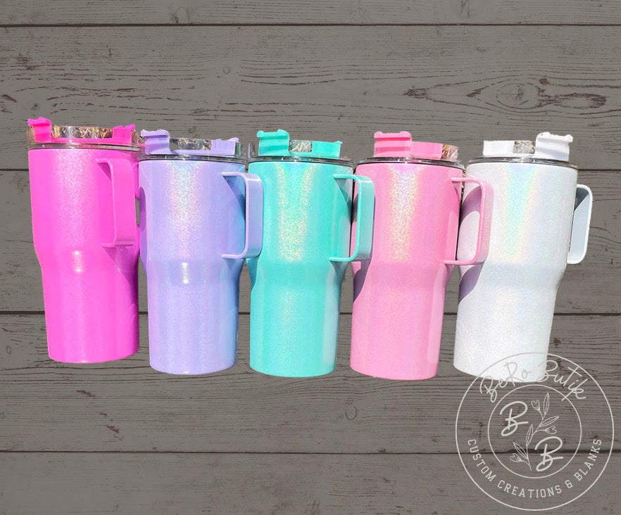 20oz  Shimmer Tumbler w/handle