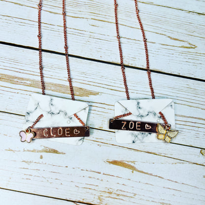 Hand-stamped Custom Necklaces