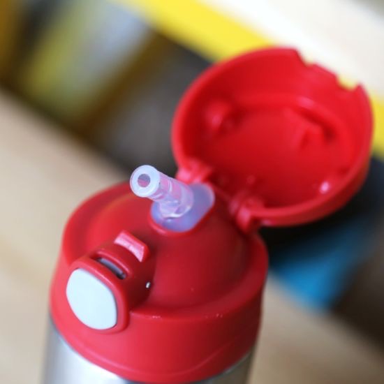 12oz Kids Water Bottle with sippy straw