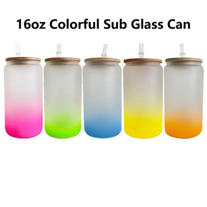 16oz,20oz & 25oz Glass Gradient Tumblers