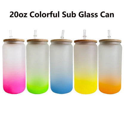 16oz,20oz & 25oz Glass Gradient Tumblers